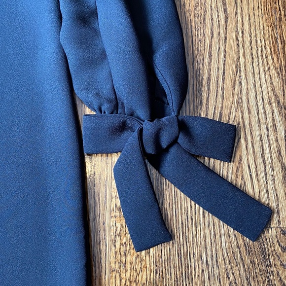 Banana Republic Black Dress with Bow Sleeves - Picture 4 of 10